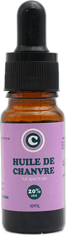 Huile 20 % de Cannabise