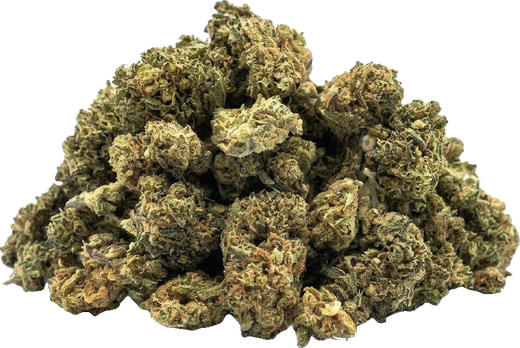 Tas de petites têtes de CBD Okiweed