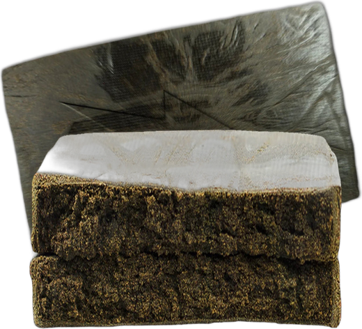 Bloc de Charas Stormrock, brun foncé, coupé en deux
